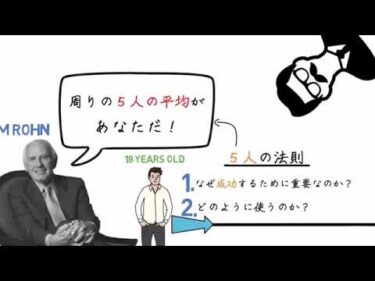【9分解説】あなたの周りの5人の平均があなた モチベーション紳士より2023-07-02 11:42:49