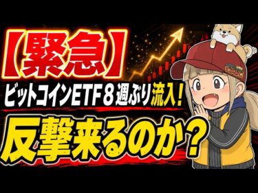 【緊急】ビットコインETFついに8週間ぶりの流入!逆転始まるのか?2026-07-12 10:15:06